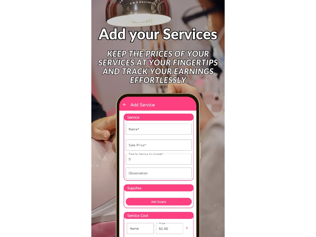 Successful Manicure - Manage your services